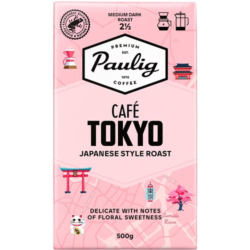 Paulig Cafe Tokyo, молотый, 500 гр